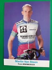 CYCLING cycling card MARTIN VAN STEEN team NURNBERGER 1998 picture