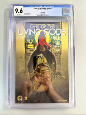 LAND OF THE LIVING GODS #1 EXCLUSIVE METAL EDITION VARIANT CGC 9.6 picture
