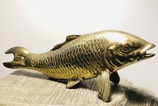 Vintage Brass Gold Fish 9” In length picture