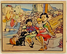 1938 Gum Inc. Horrors of War. (R69-1)  Card # 190 The Homeless Children.... picture