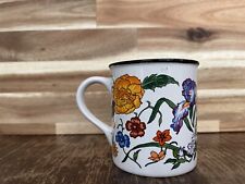 Vintage 1989 Potpourri Press ceramic mug Opening Night Floral picture