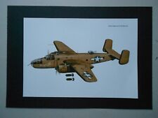 AIRFORCE PRINT-  NORTH AMERICAN B-25H MITCHELL picture