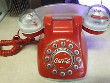 Vintage 2001 Authentic Coca-Cola Snow Globe Antique Phone Decor Polar Bear Rare  picture