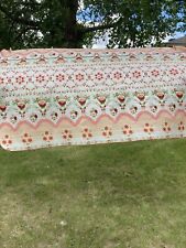 Scattered Floral Rayon Fabric Summer Flowers Vibrant Colors Tablecloth 55