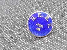 Vintage H.E.R.E. Local 483 Union PIN Hospitality ~ Ships FREE picture