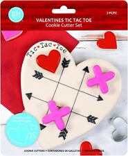 R&M International 5163 Valentine's Day Tic Tac Toe Hearts and X Game Silver  picture