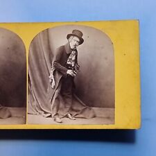 Victorian Theatre Stereoview 3D C1860 Real Photo George Vincent As Melford Moss picture