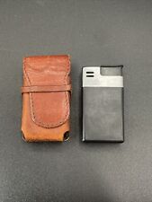Vintage Braun Leitz (Leica Camera) Gas Pocket Cigarette Lighter in Soft Brown Ca picture