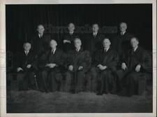 1947 Press Photo US Supreme Court posing for photo picture
