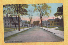 CT Ansonia 1910 antique postcard HOMES ON SOUTH CLIFF ST to Boston MA Magner picture