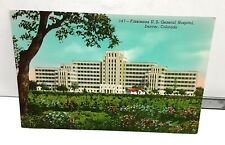 Vintage c 1930s Fitzsimons US General Hospital Denver Colorado Linen Post Card picture