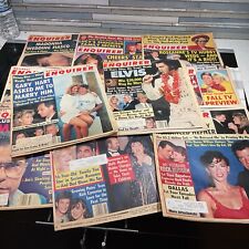 Lot Of 11 National Examiner Tabloids 1980s 1990 picture