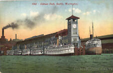 Seattle,WA Colman Dock Mitchell King County Washington Postcard Vintage picture