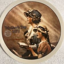 Vintage Knowles  Norman Rockwell Plate 1st Edition Mothers Day 1977 picture