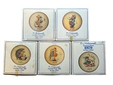 HUMMEL GOEBEL ANNUAL COLLECTIBLE PLATE LOT OF FIVE (1979-1981, 1983-1984) W/ BOX picture