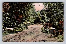 Kalamazoo MI-Michigan, Lovers Lane, Antique, Vintage c1909 Souvenir Postcard picture
