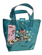 The Powerpuff Girls 1999 Teal Bag With Mirror Y2K Original Tag VTG NOS Purse picture
