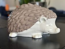 Threshold Stoneware Hedgehog Cookie Jar/Canister (Retired) Great condition picture