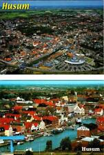 2~4X6 Postcards Husum, Germany  AERIAL & BIRD'S EYE VIEWS  Homes & Waterfront picture