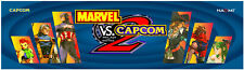 MVC2 Marvel vs Capcom Arcade Multicade Marquee For Reproduction Header/Backlit S picture