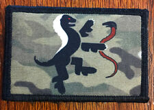 Multicam Team Honey Badger Morale Patch Tactical ARMY Hook Military Funny Flag  picture