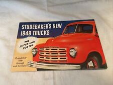 1949 Studebaker Truck Color Fold Out Brochure picture