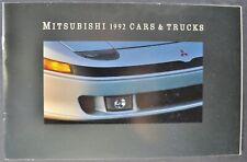 1992 Mitsubishi Brochure 3000GT Eclipse Galant Mirage Montero Pickup Original 92 picture