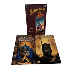 Lot of 3 DC Softcover Trade Paperbacks Batman Ankh Last Angel Superman Kal picture