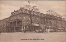 Mansion House Greenfield Massachusetts Postcard picture