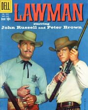 John Russell and Peter Brown in Lawman comic book art 8x10 inch Photo picture