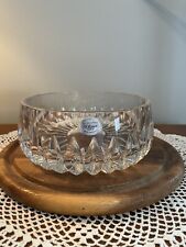 Crystal 7 Inch Full Lead Diameter West Germany Gorham Crystal Heavy Bowl picture