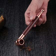 1pcs Metal Rose Gold Color Smoking Pipe Creative Pipes Aceessories Tobacco Pipe picture