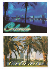 2 Orlando FL Postcards Florida Skyline picture