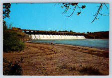Vintage Postcard Horseshoe Bend Irrigation Dam Bassano Alberta picture