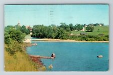 Barton VT-Vermont, Crystal Lake  Vintage Souvenir Postcard picture