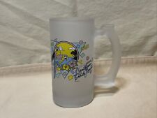 Vintage Disney World WDW Caribbean Beach Resort Beer Mug Frosted Glass Parrots  picture