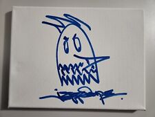Jeff Staple SIGNED Pigeon Sketch Original art autographed Canvas Beckett BAS COA picture