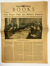 WWII 1939 New York Herald Tribune Newspaper Book Section Armistice Peace Talks picture
