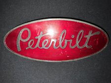 Vintage Peterbilt Semi Truck  Emblem nameplate, badge, original and authentic  picture