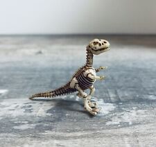 Vintage T Rex Fossil Skeleton Dinosaur Figure Figurine Cake Topper picture