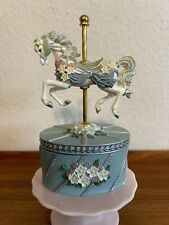 San Francisco Music Box Co Carousel Horse Trinket Box Plays Beethoven Für Elise picture