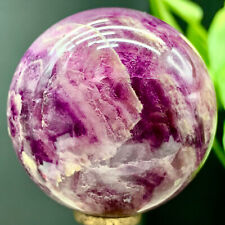 228G Natural Fluorite ball Colorful Quartz Crystal Gemstone Healing picture