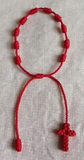 2Red Decenario Knotted Rosary Stylish Pulseras Trendy Celebrity Bracelet Quality picture