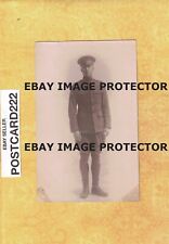 X RPPC Military soldier in uniform 1901-45 postcard ERNEST CHAPIN ROPES  picture