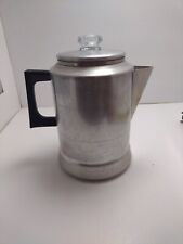 VINTAGE Comet Aluminum Coffee Pot Percolator 9 Cup Camping Hunting Home picture