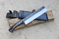 Custom Handmade Carbon Steel Blade Hefty Cleaver Machete Knife | Hunting Knife picture