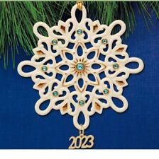 Lenox 2023 Annual GEMMED SNOWFLAKE Ornament NEW IN BOX picture