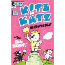 Kitz 'n' Katz Komiks #4 in Near Mint minus condition. Eclipse comics [i} picture