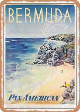 METAL SIGN - 1953 Bermuda Via Vintage Ad picture