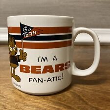 Chicago Bears Garfield Mug Licensed NFL Football Fan-atic Enesco 1978 Vintage picture